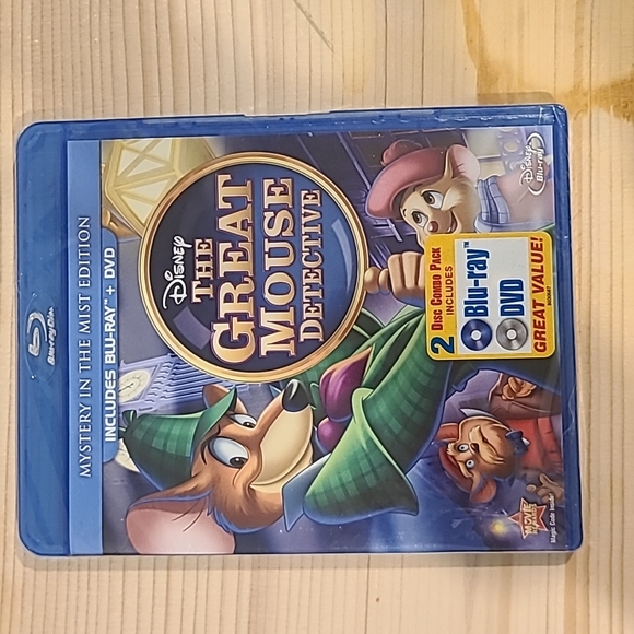 Disney The Great Mouse Detective Blue-Ray + DVD - Picture 1 of 2